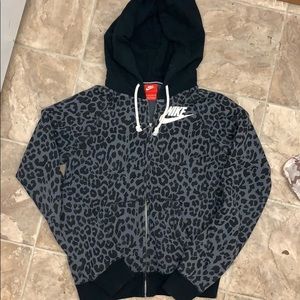 Nike cheetah print sweatshirt
